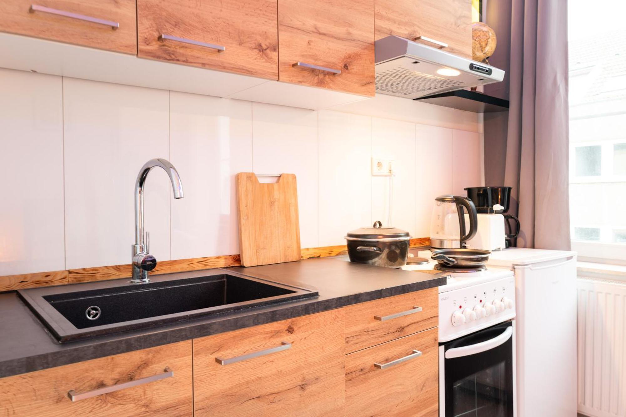 #222 Modernes City Apartment Im Herzen Von 노이스 외부 사진